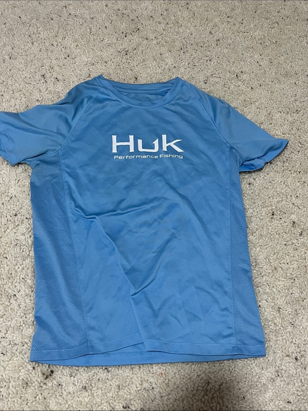 Huk Short Sleeve Performance Tee - Light Blue